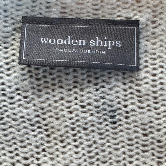 Wooden Ships Oversized Lightning Bolt Sweater Mohair/Wool Blend Small/Medium EUC - Picture 9 of 10